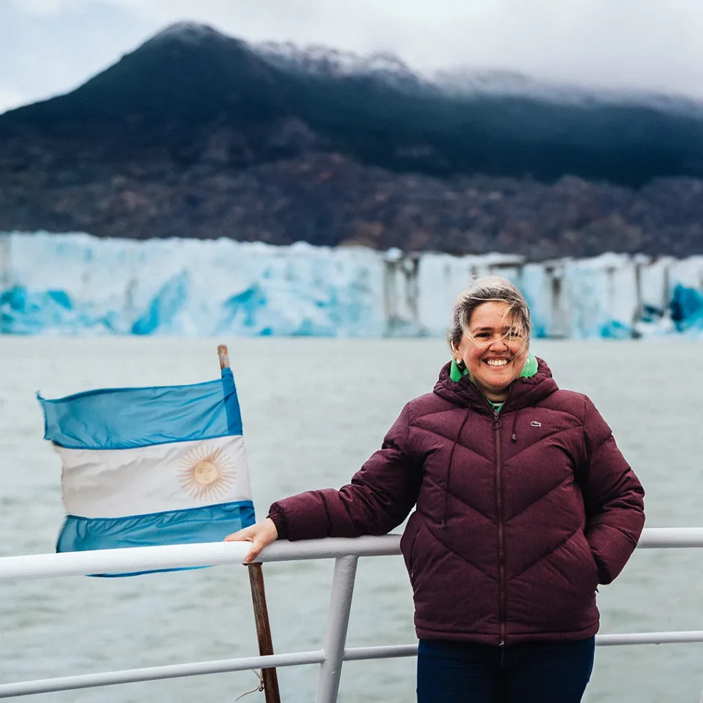 El Chaltén en invierno: cómo es navegar al Glaciar Viedma